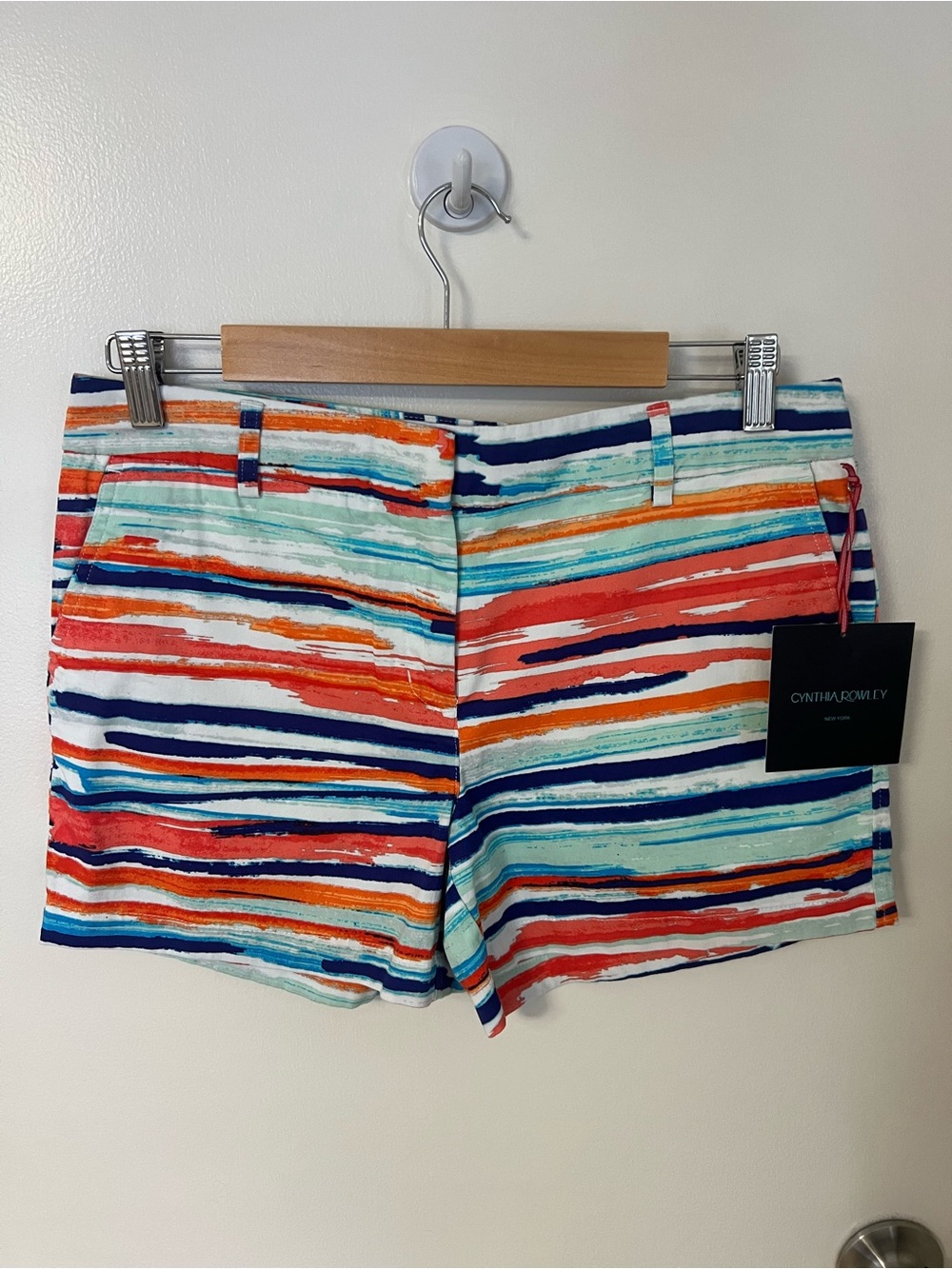NWT Cynthia Rowley Striped Women’s Shorts Summer Beach Resortwear Vacation